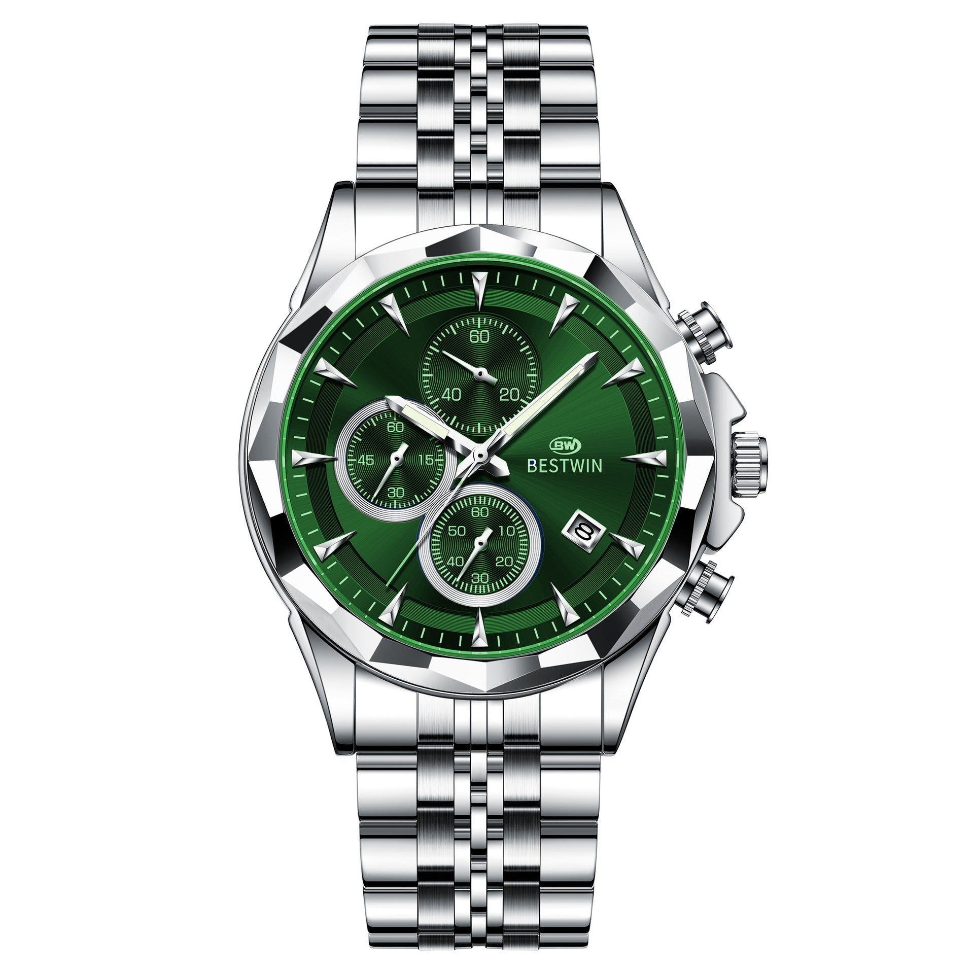 Mens Luminous Six-hand Personalized Watch Stylish And Eye-catching