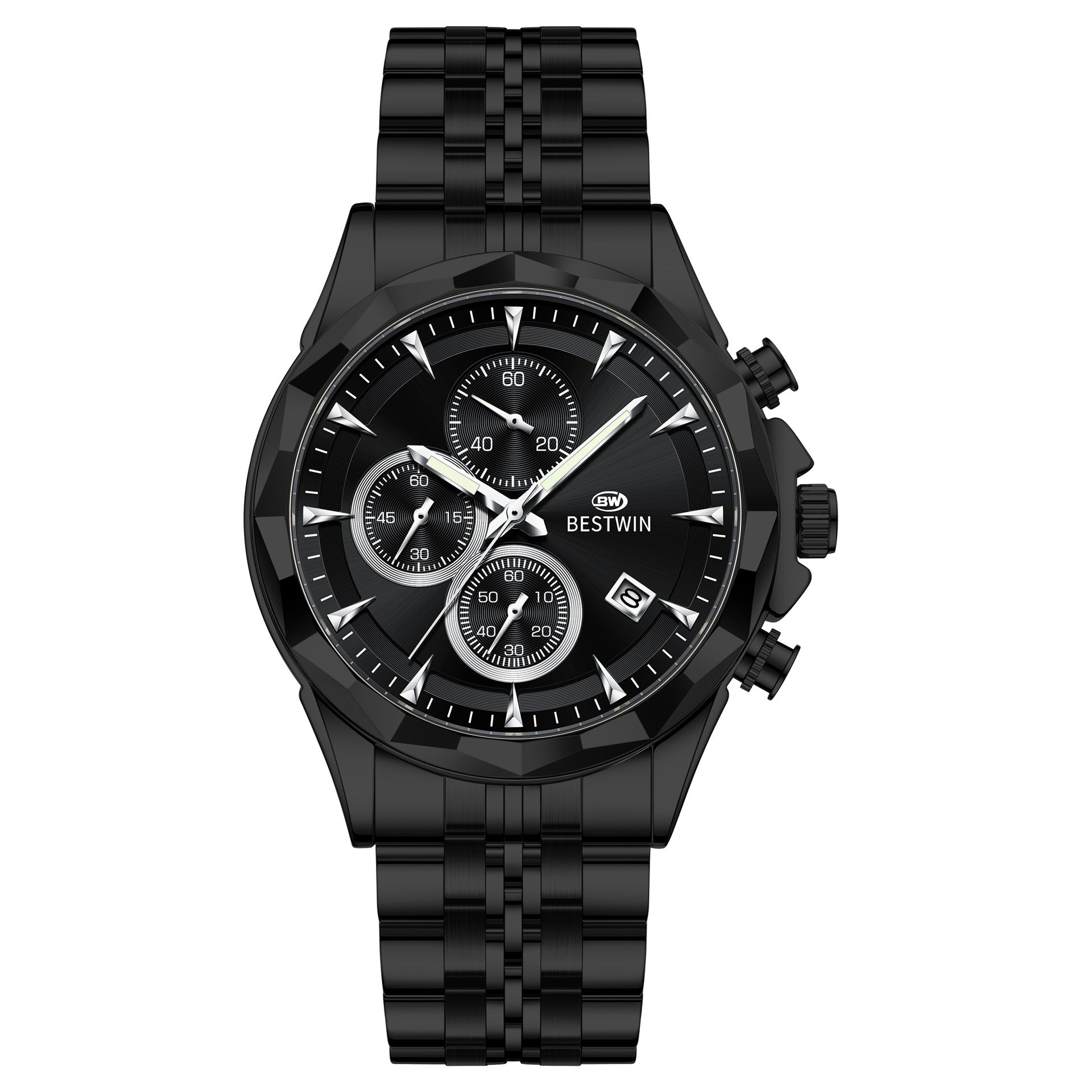 Mens Luminous Six-hand Personalized Watch Stylish And Eye-catching