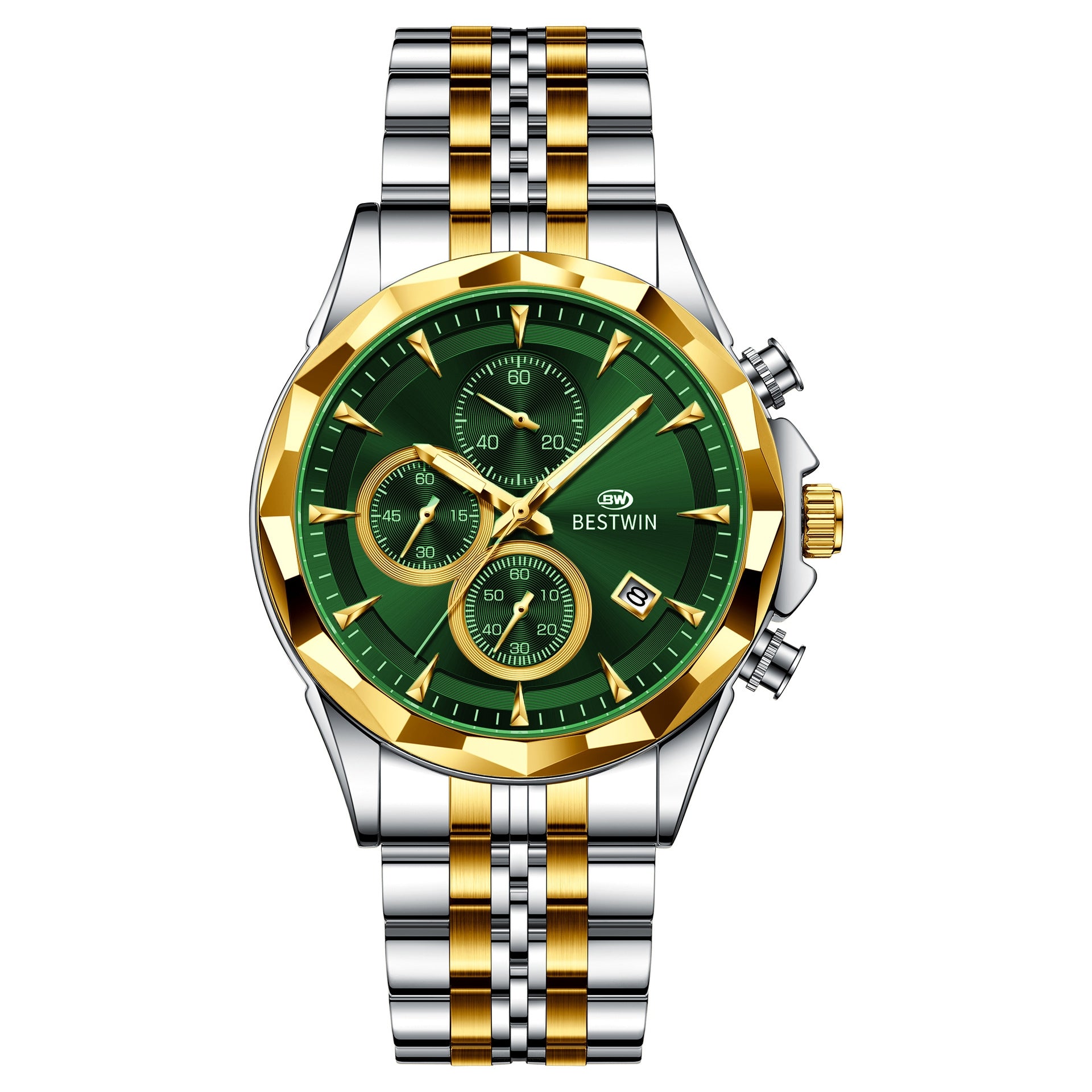 Mens Luminous Six-hand Personalized Watch Stylish And Eye-catching