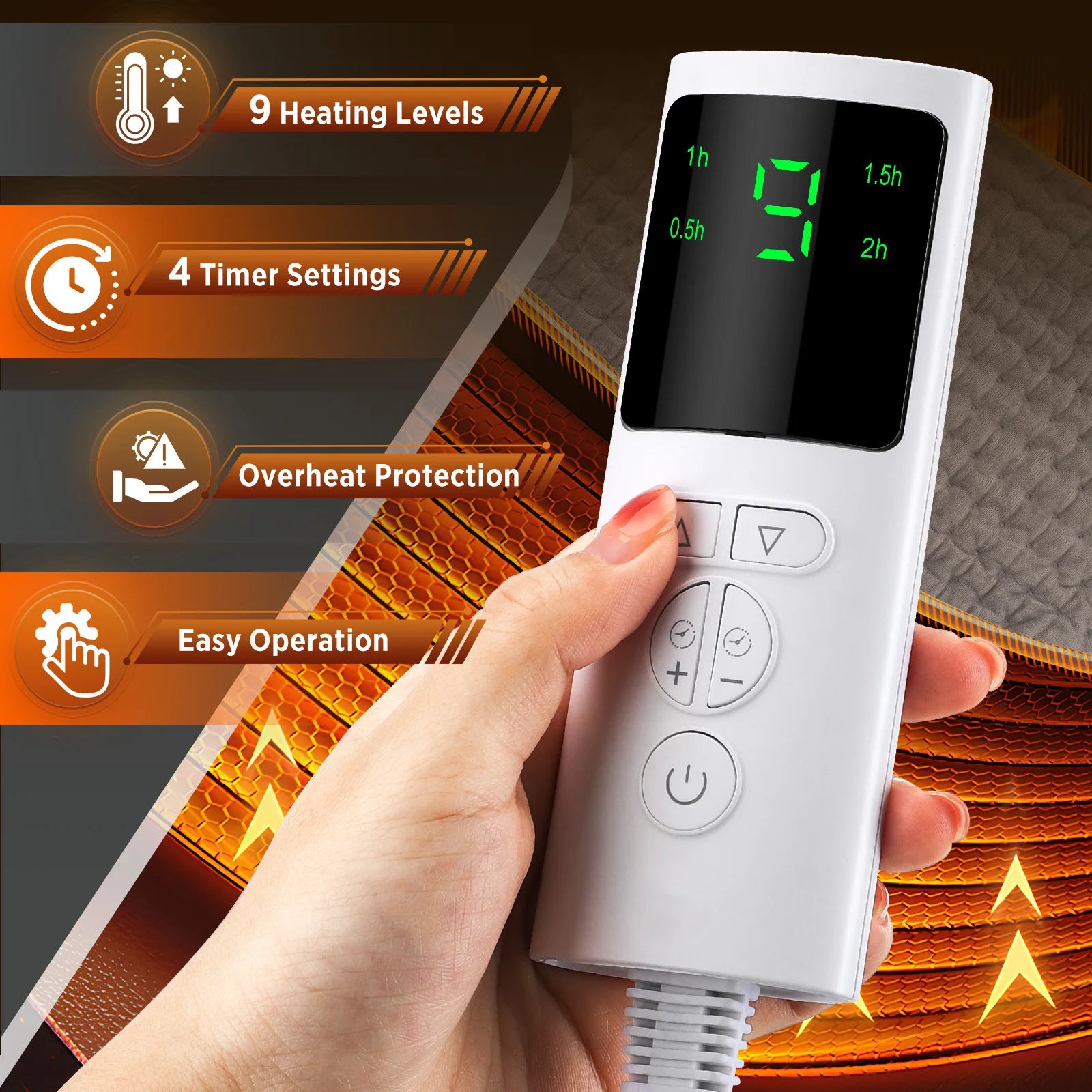 Back Heating Support Belt Electric Waist Brace With Adjustable Temperature Warm Back Belt Abdomen Warmer Lumbar Support Pad