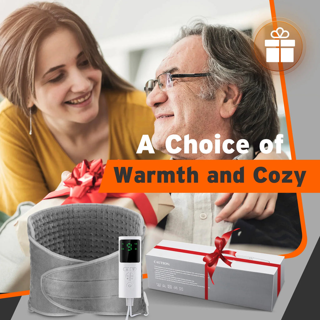 Back Heating Support Belt Electric Waist Brace With Adjustable Temperature Warm Back Belt Abdomen Warmer Lumbar Support Pad